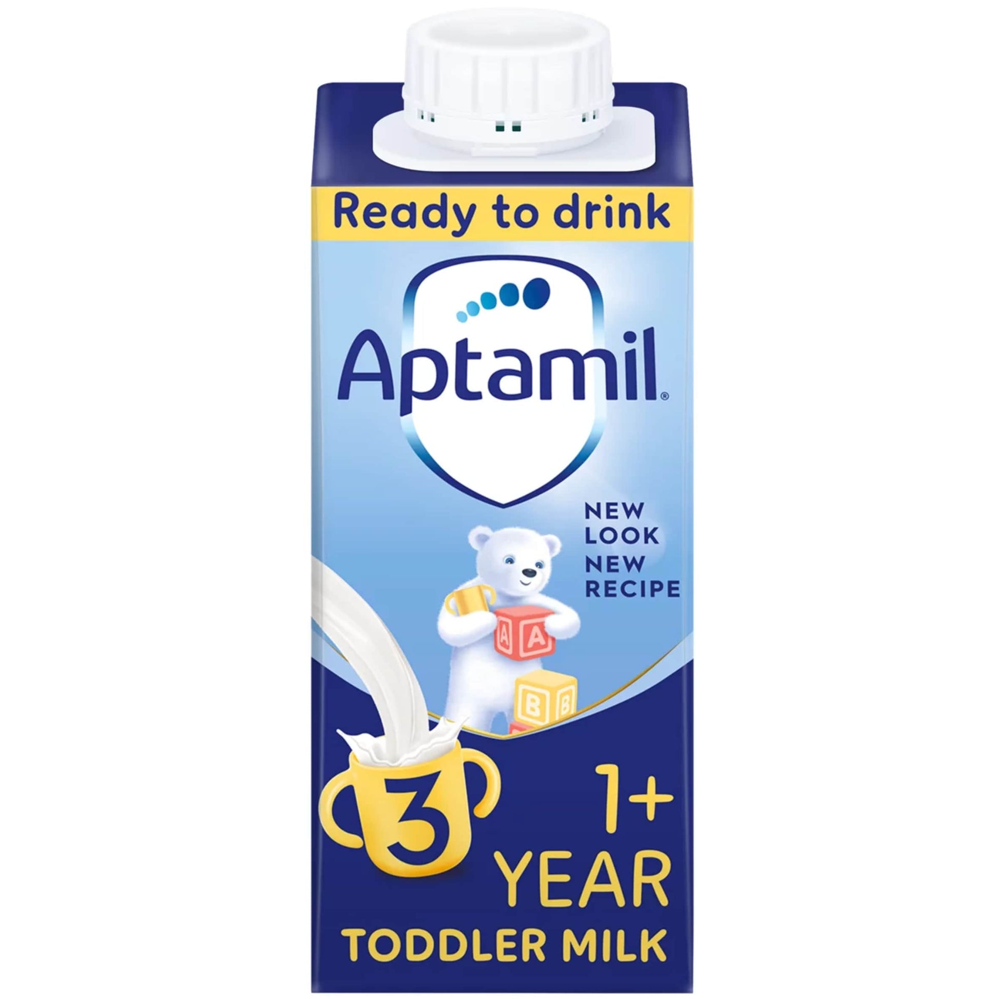 Aptamil 3 Toddler Milk Formula Liquid Ready to Feed 1-3 Years 200ml — image 1