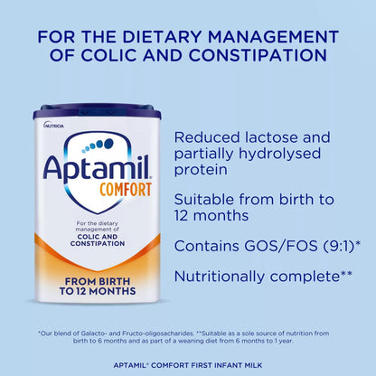 Aptamil Comfort Baby Milk Formula Powder from Birth 800g — image 2