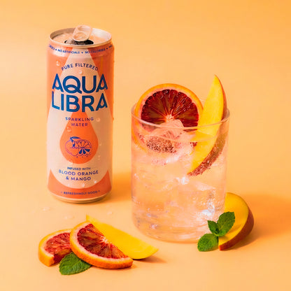 Aqua Libra Sparkling Water Blood Orange & Mango 4 x 330ml — image 3