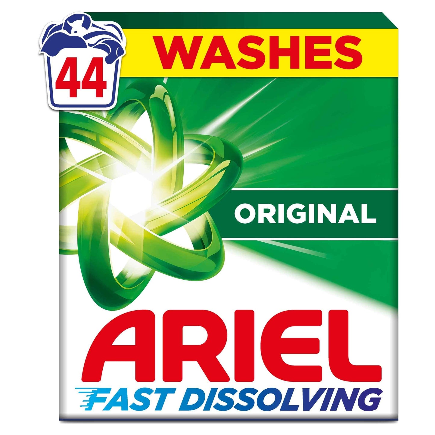 ARIEL Fast Dissolving Original Washing Powder 44 Washes 2200g