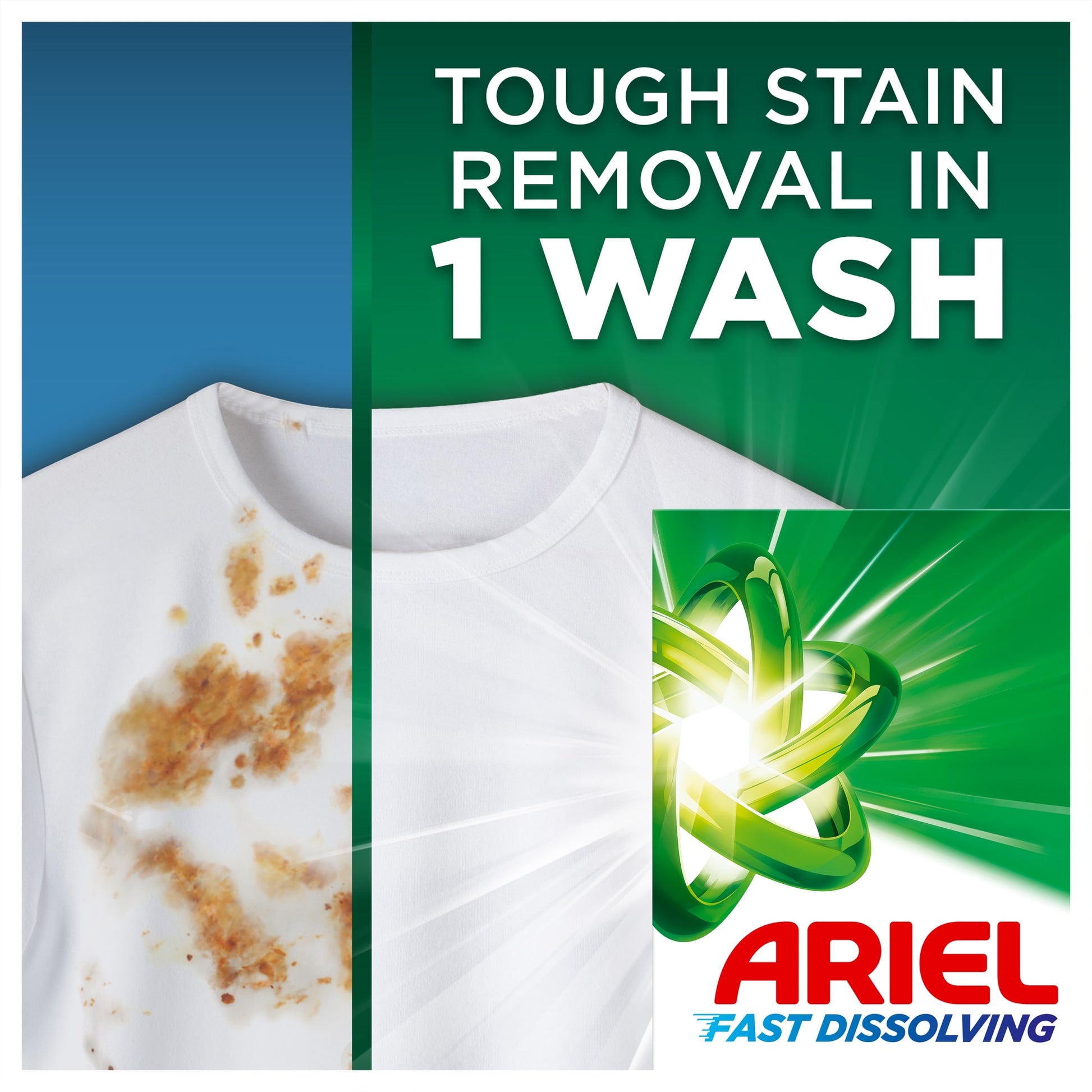 Ariel Fast Dissolving Original Washing Powder 44 Washes 2200g — image 5