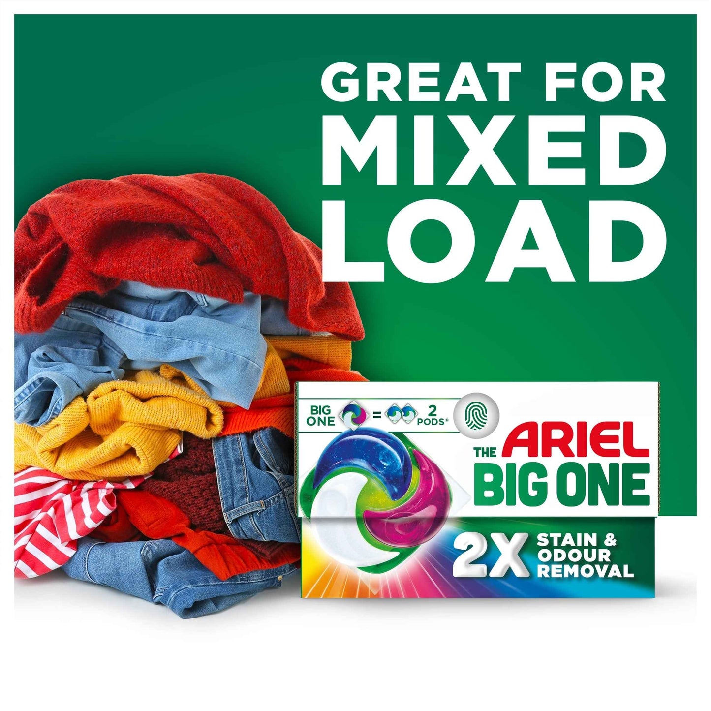 ARIEL The Big One Colour Washing Liquid Pods 21 Washes 760.2g