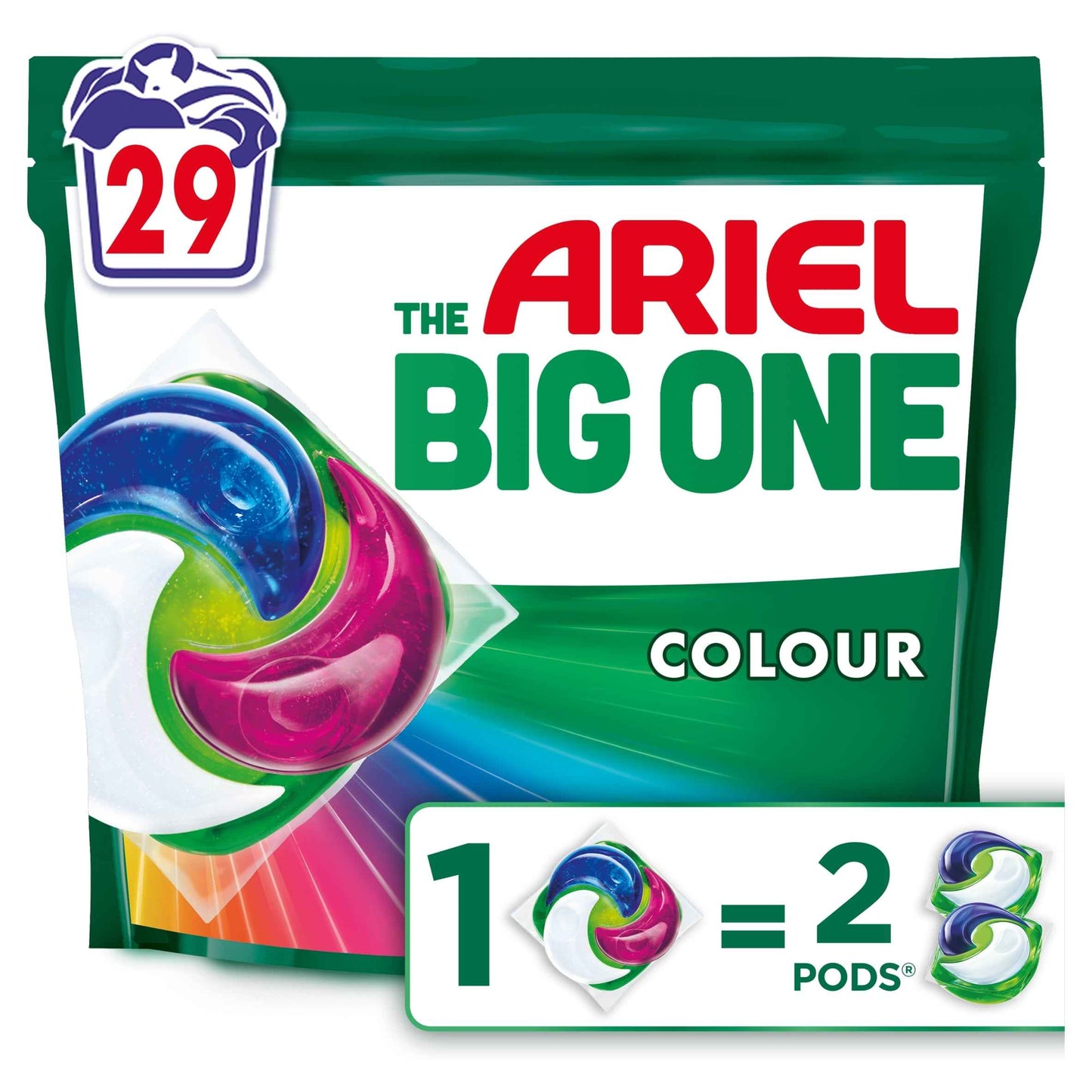 ARIEL The Big One Colour Washing Liquid Pods 29 Washes 1052.7g
