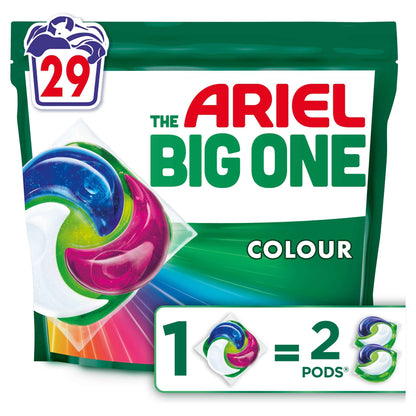 ARIEL The Big One Colour Washing Liquid Pods 29 Washes 1052.7g