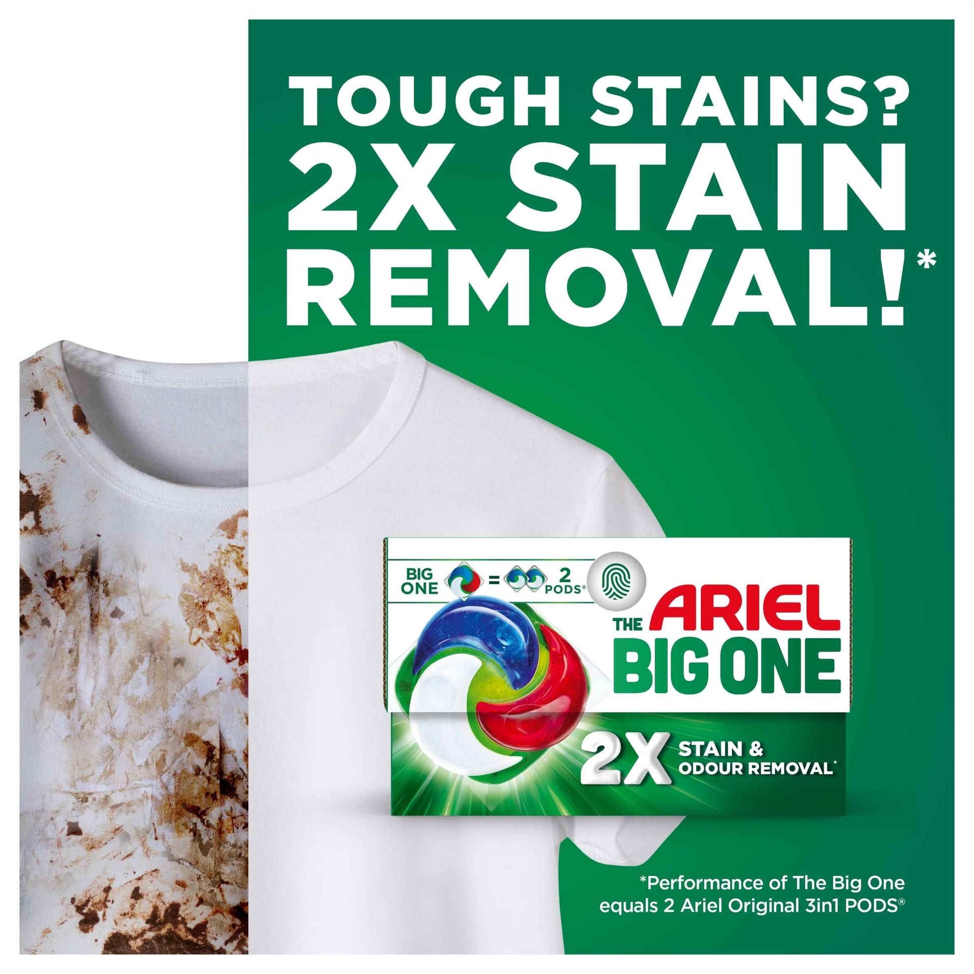 ARIEL The Big One Original Washing Liquid Pods 21 Washes 762.3g