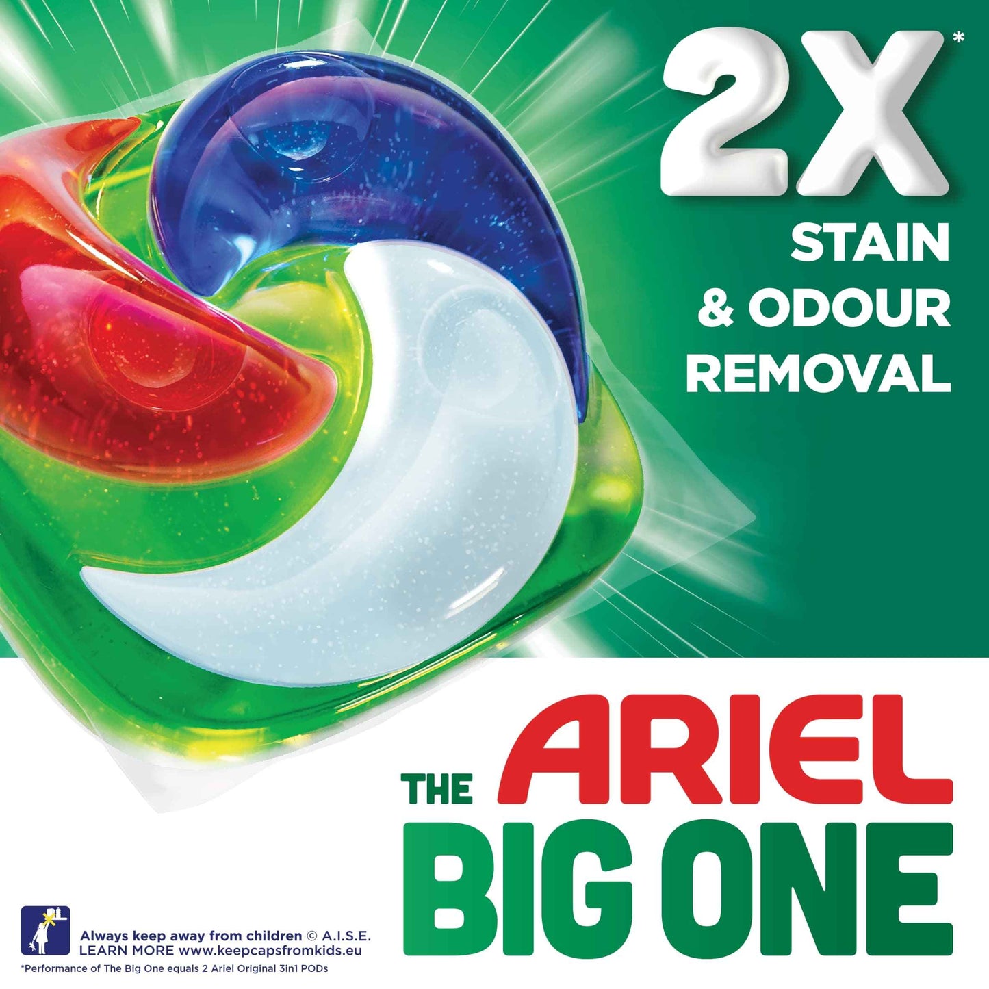 ARIEL The Big One Original Washing Liquid Pods 29 Washes 1052.7g