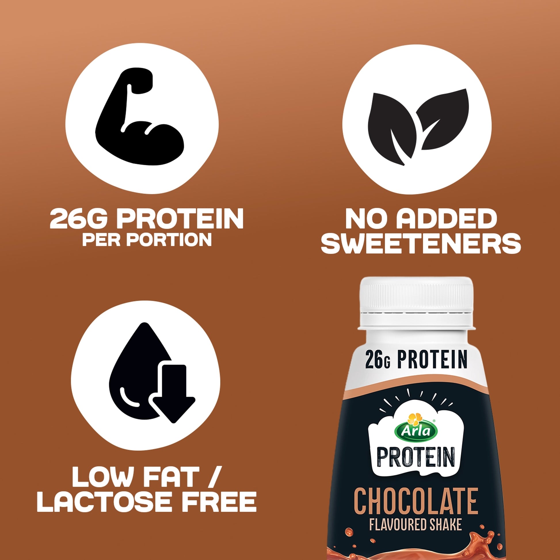 Arla Protein Chocolate Milk Shake 482ml — image 3