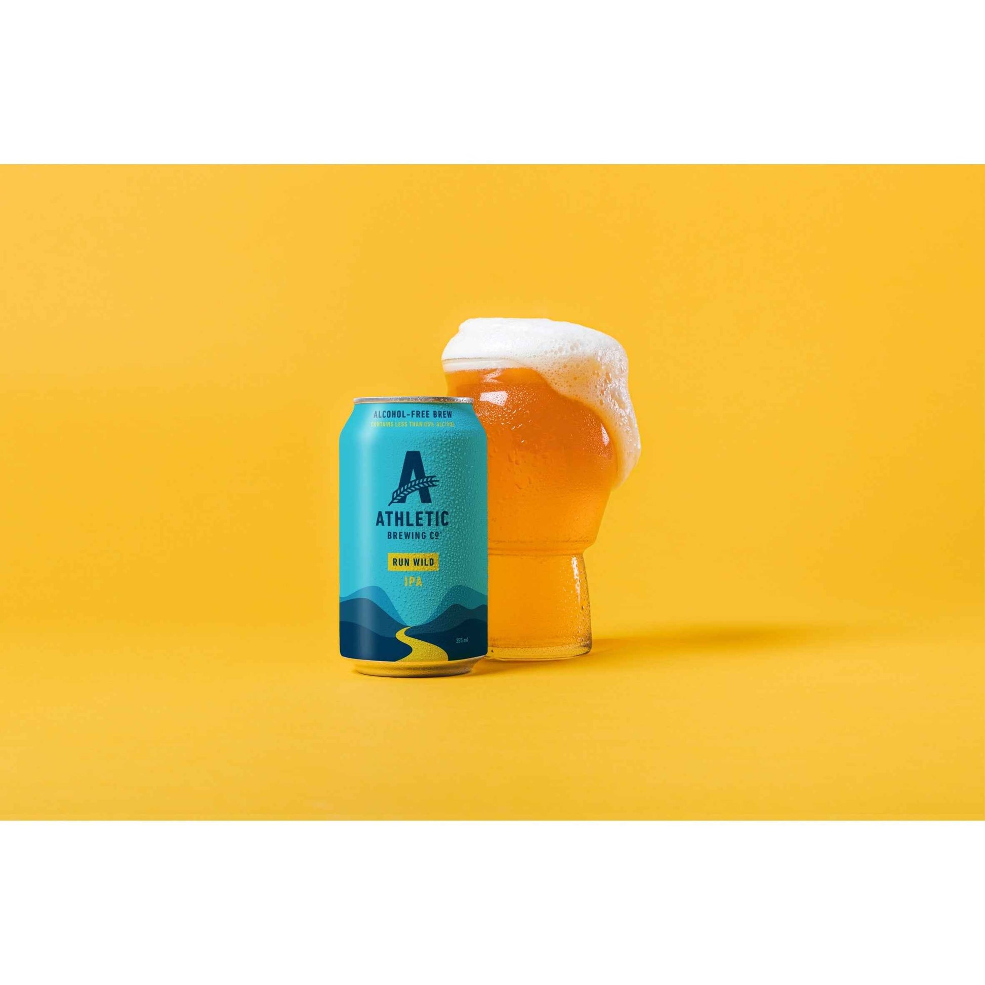 Athletic Brewing Co. Run Wild Alcohol Free Ipa 4x355ml