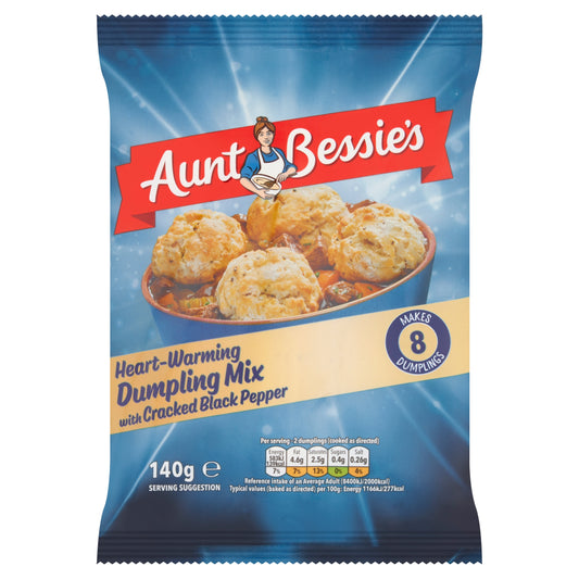 Aunt Bessie's Dumplings Mix With Cracked Black Pepper 140G — image 1