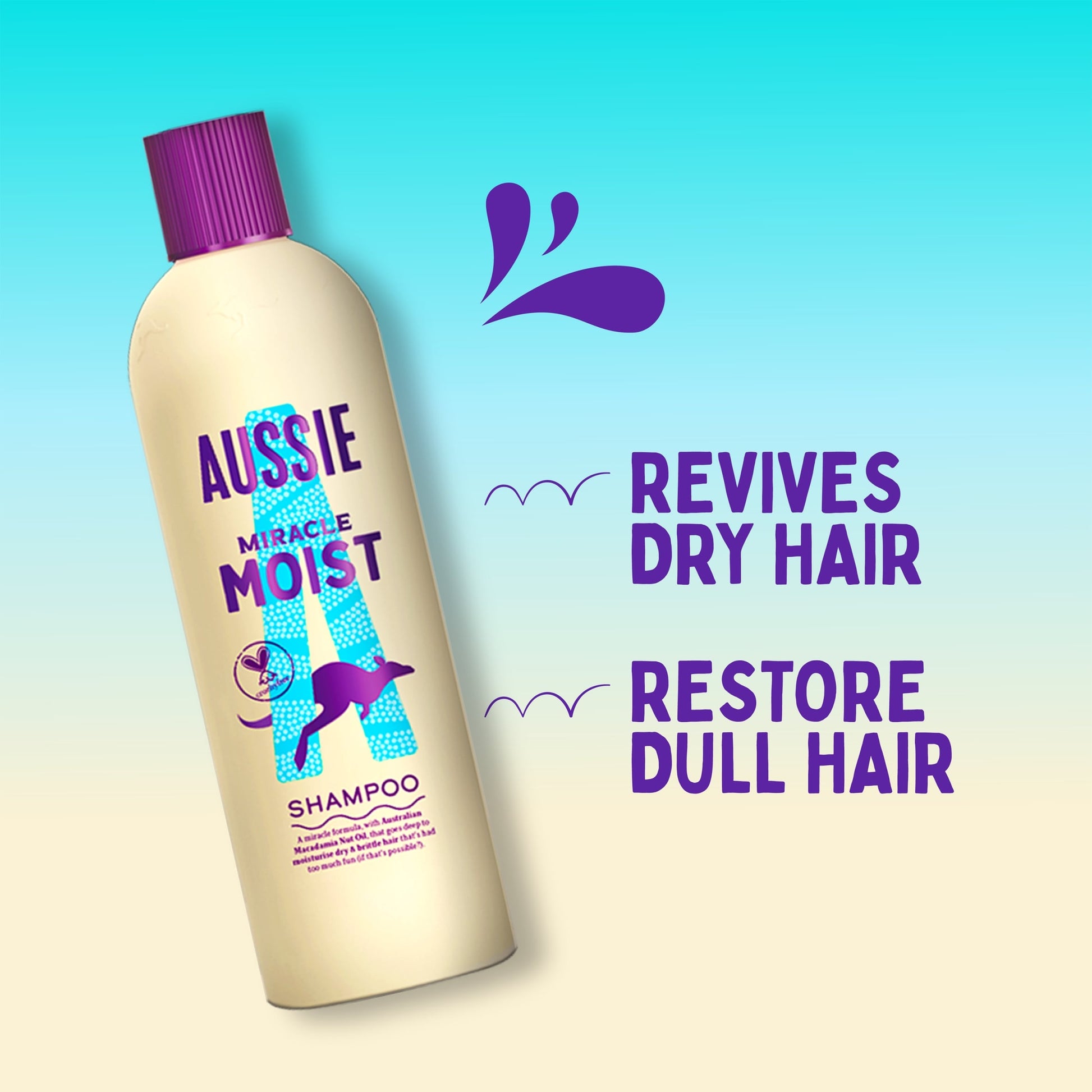Aussie Miracle Moist Shampoo 300Ml — image 2