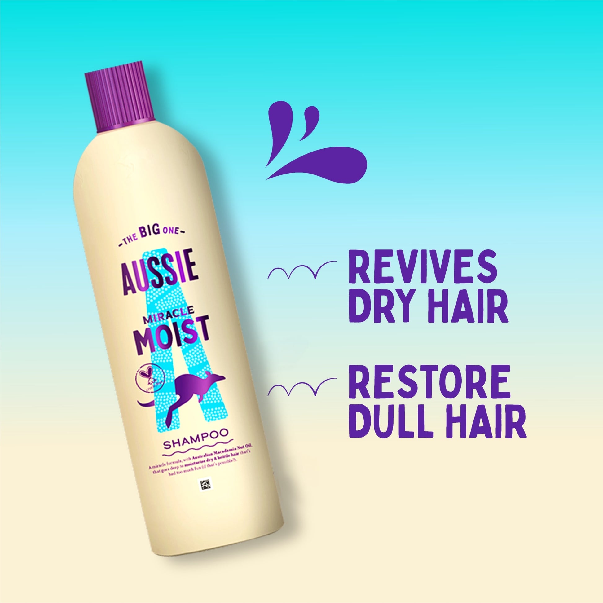 Aussie Miracle Moist Shampoo 400ml — image 2