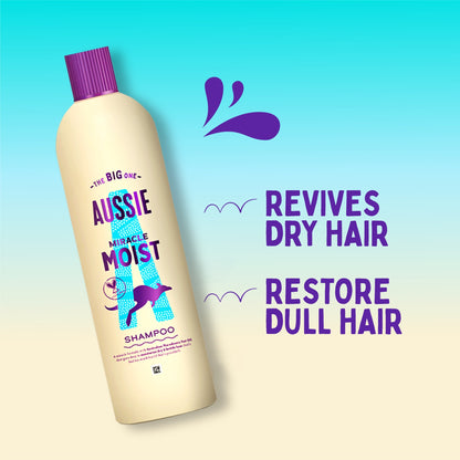 Aussie Miracle Moist Shampoo 400ml — image 2