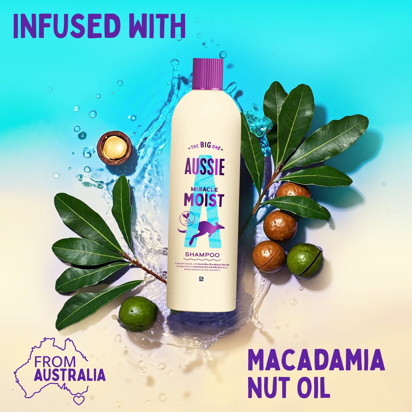 Aussie Miracle Moist Shampoo 400ml — image 4