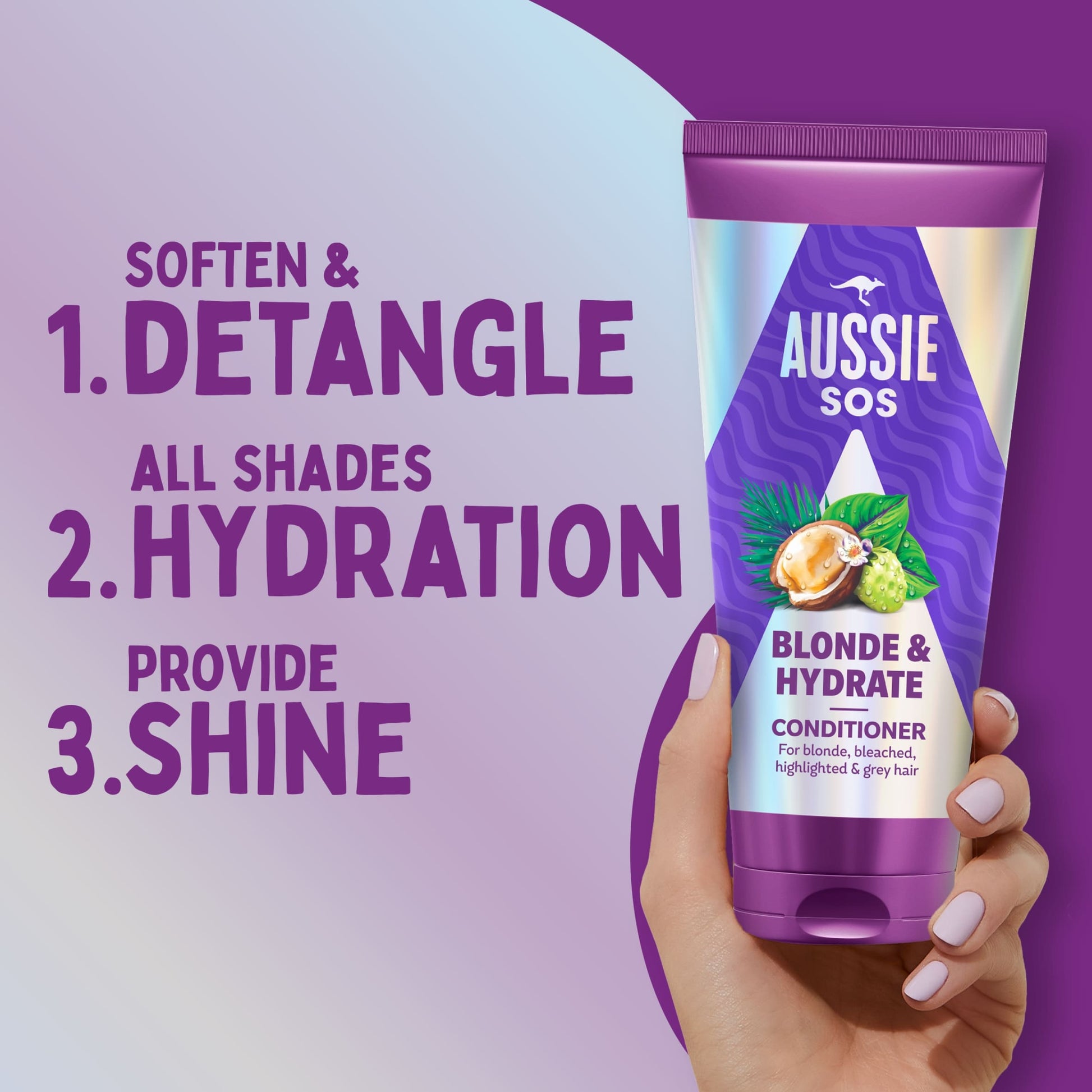Aussie SOS Blonde & Hydrate Conditioner 200ml — image 2