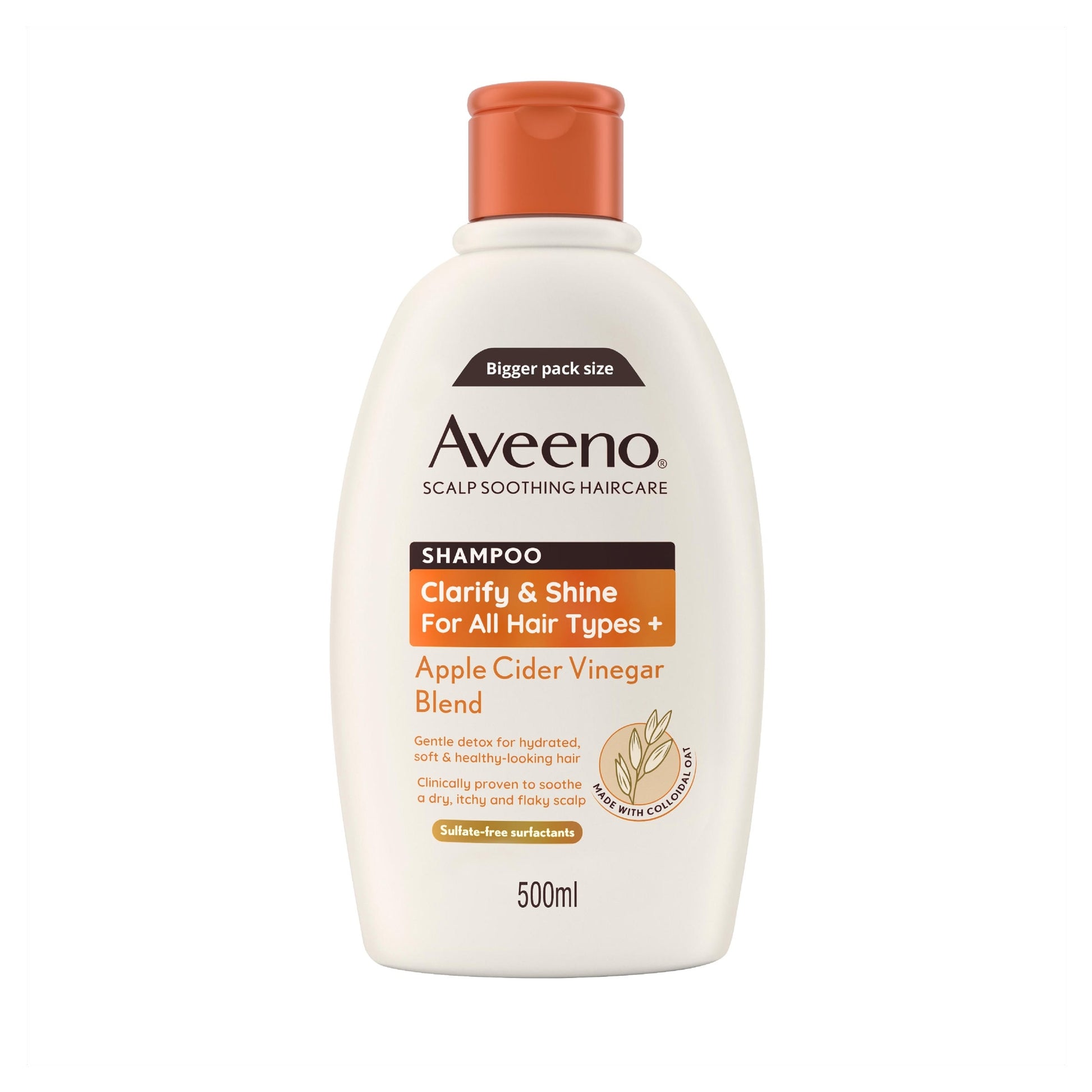Aveeno Apple Cider Vinegar Blend Shampoo 500ml — image 1