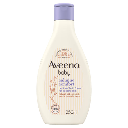 Aveeno Baby Calming Comfort Bedtime Bath & Wash 250ml — image 1