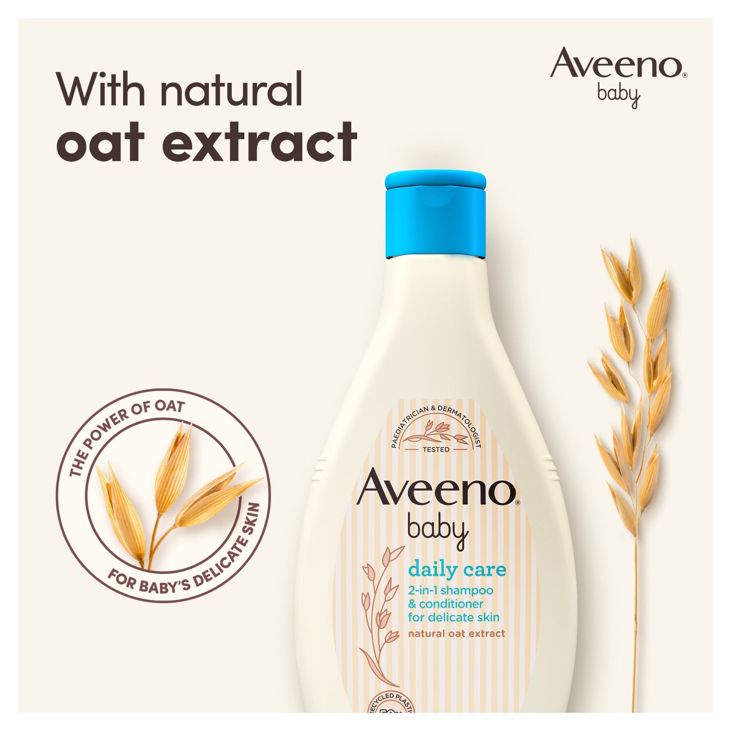 Aveeno Baby Daily Care 2-in-1 Shampoo & Conditioner 250ml — image 2