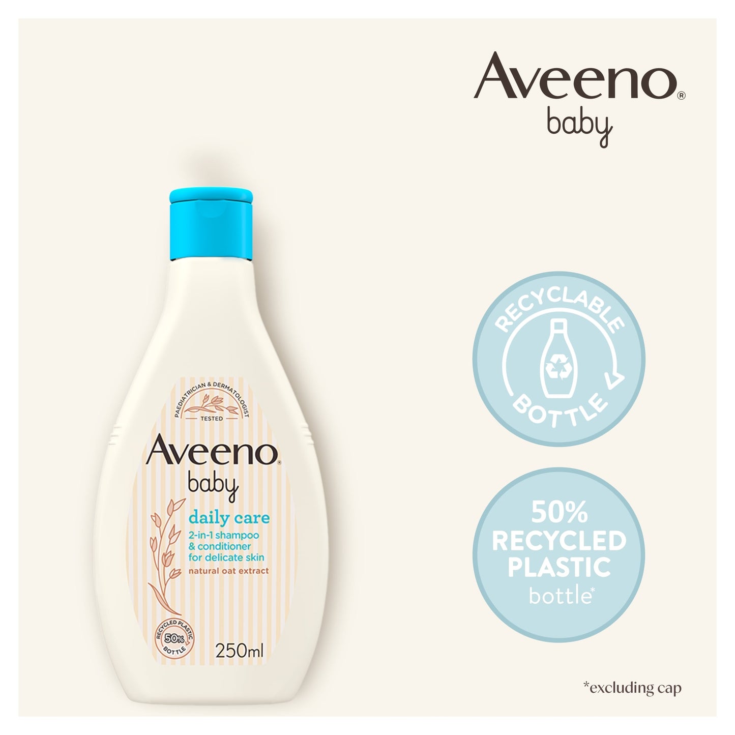 Aveeno Baby Daily Care 2-in-1 Shampoo & Conditioner 250ml — image 4