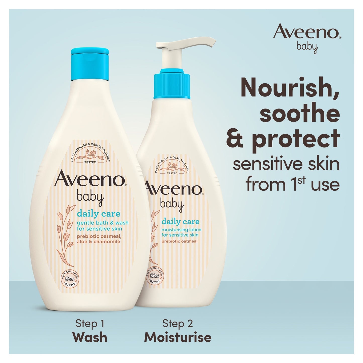 Aveeno Baby Daily Care Gentle Bath & Wash For Sensitive Skin 400ml — image 4