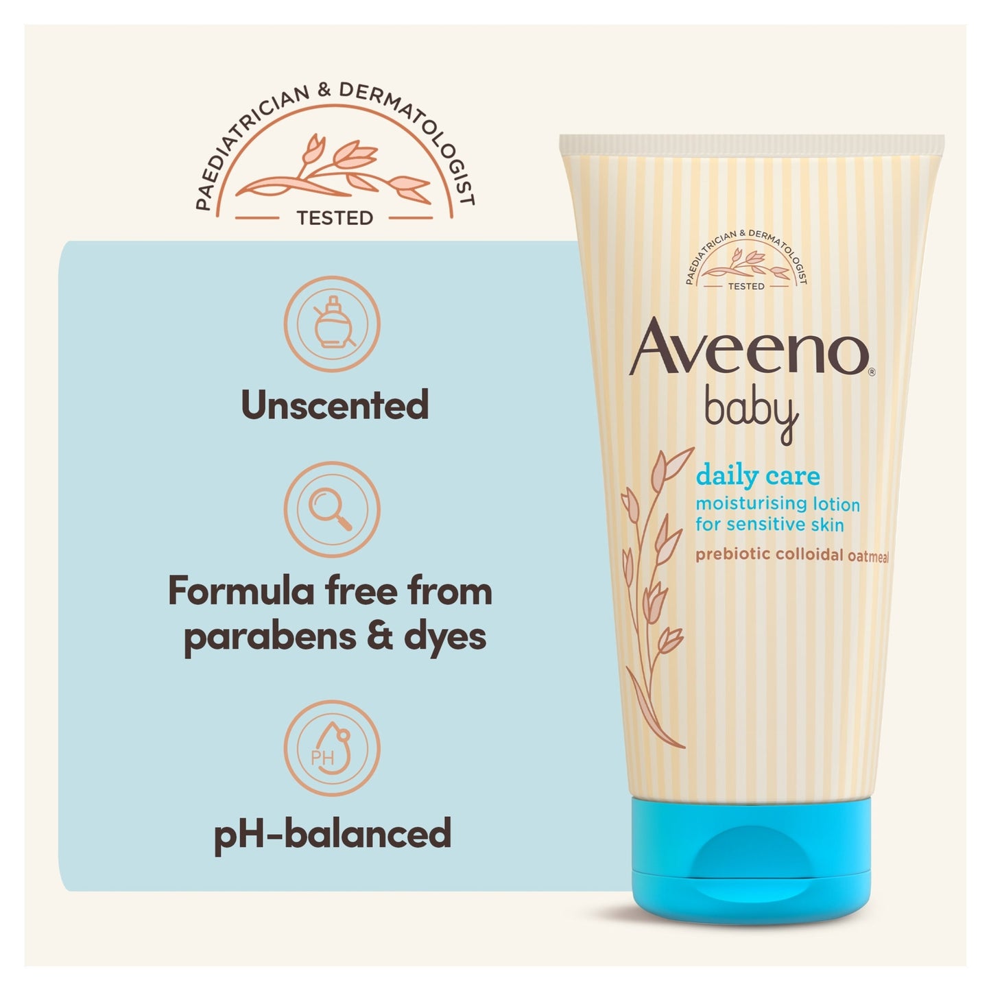 Aveeno Baby Daily Care Moisturising Lotion For Sensitive Skin 150ml — image 3