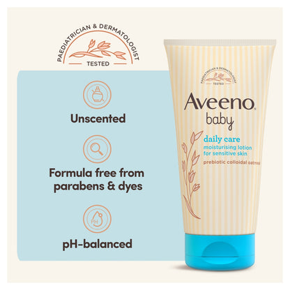 Aveeno Baby Daily Care Moisturising Lotion For Sensitive Skin 150ml — image 3