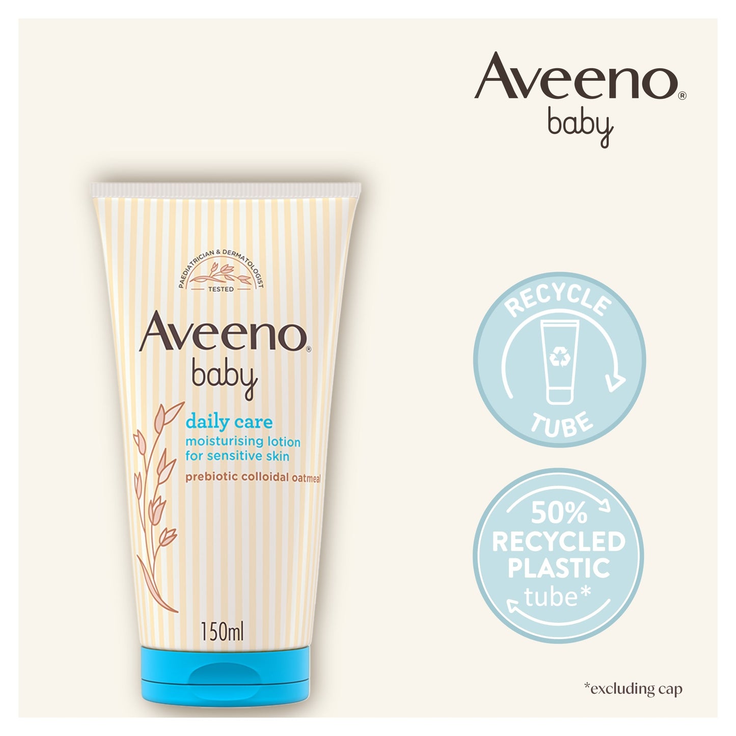 Aveeno Baby Daily Care Moisturising Lotion For Sensitive Skin 150ml — image 5