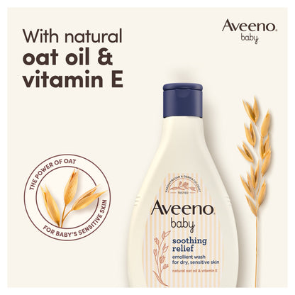 Aveeno Baby Soothing Relief Emollient Baby Wash for Dry Skin 250ml — image 3