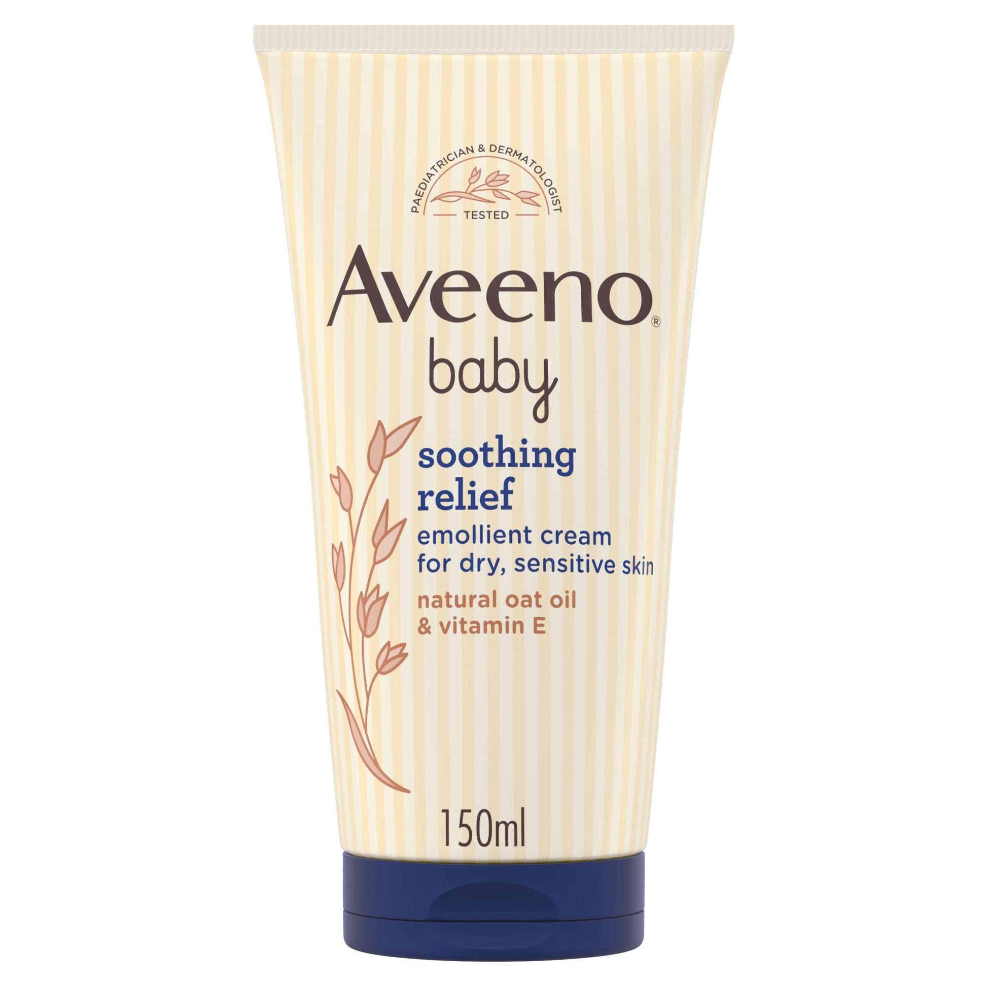 Aveeno Baby Soothing Relief Emollient Cream Baby Lotion Dry Skin 150ml — image 1