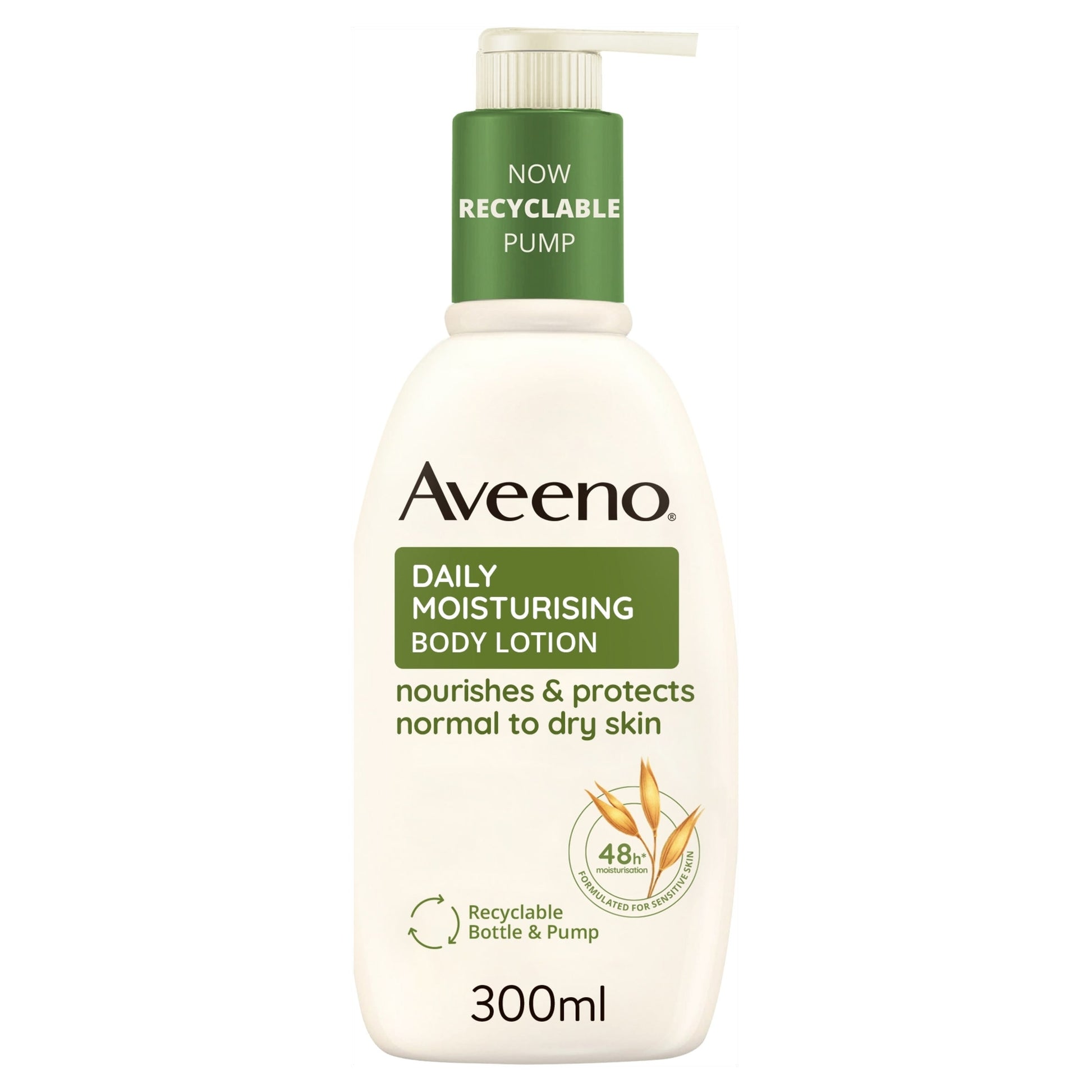 Aveeno Daily Moisturising Body Lotion Moisturiser Sensitive Skin 300ml — image 1