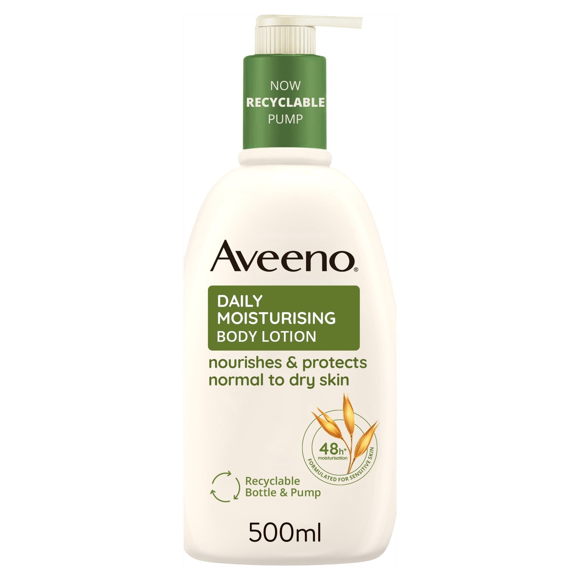 Aveeno Daily Moisturising Body Lotion Moisturiser Sensitive Skin 500ml — image 1