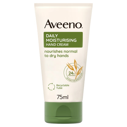 Aveeno Daily Moisturising Hand Cream Moisturiser Sensitive Skin 75ml — image 1