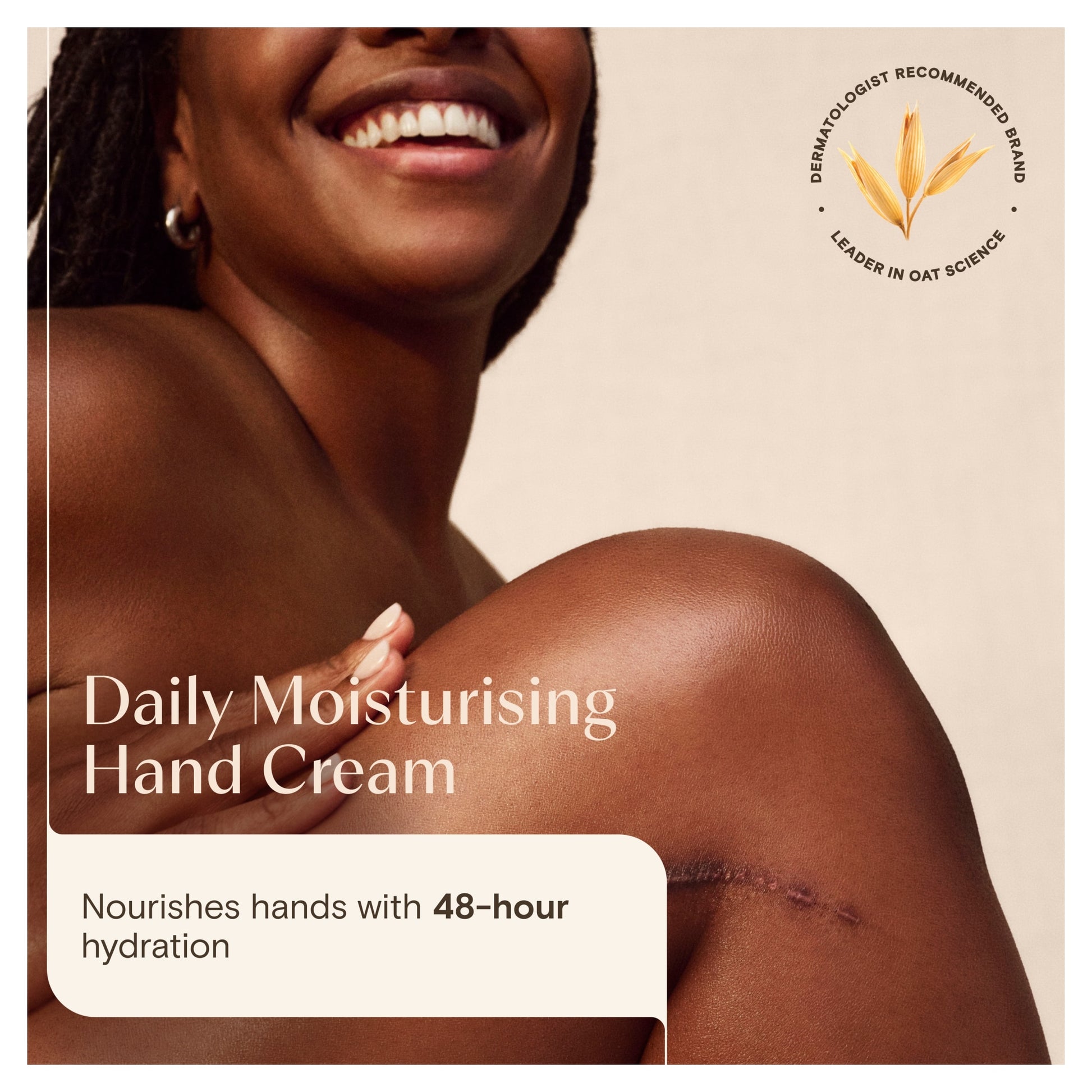 Aveeno Daily Moisturising Hand Cream Moisturiser Sensitive Skin 75ml — image 2