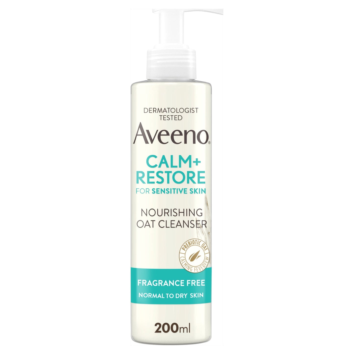 Aveeno Face Calm and Restore Nourishing Oat Cleanser 200ml — image 1