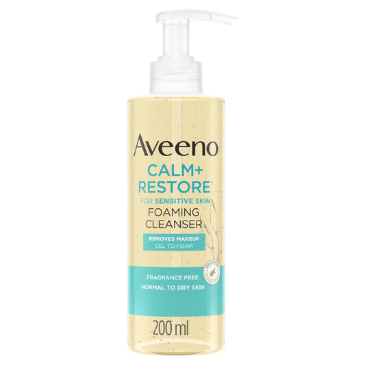 Aveeno Face Calm & Restore Foaming Cleanser 200ml — image 1