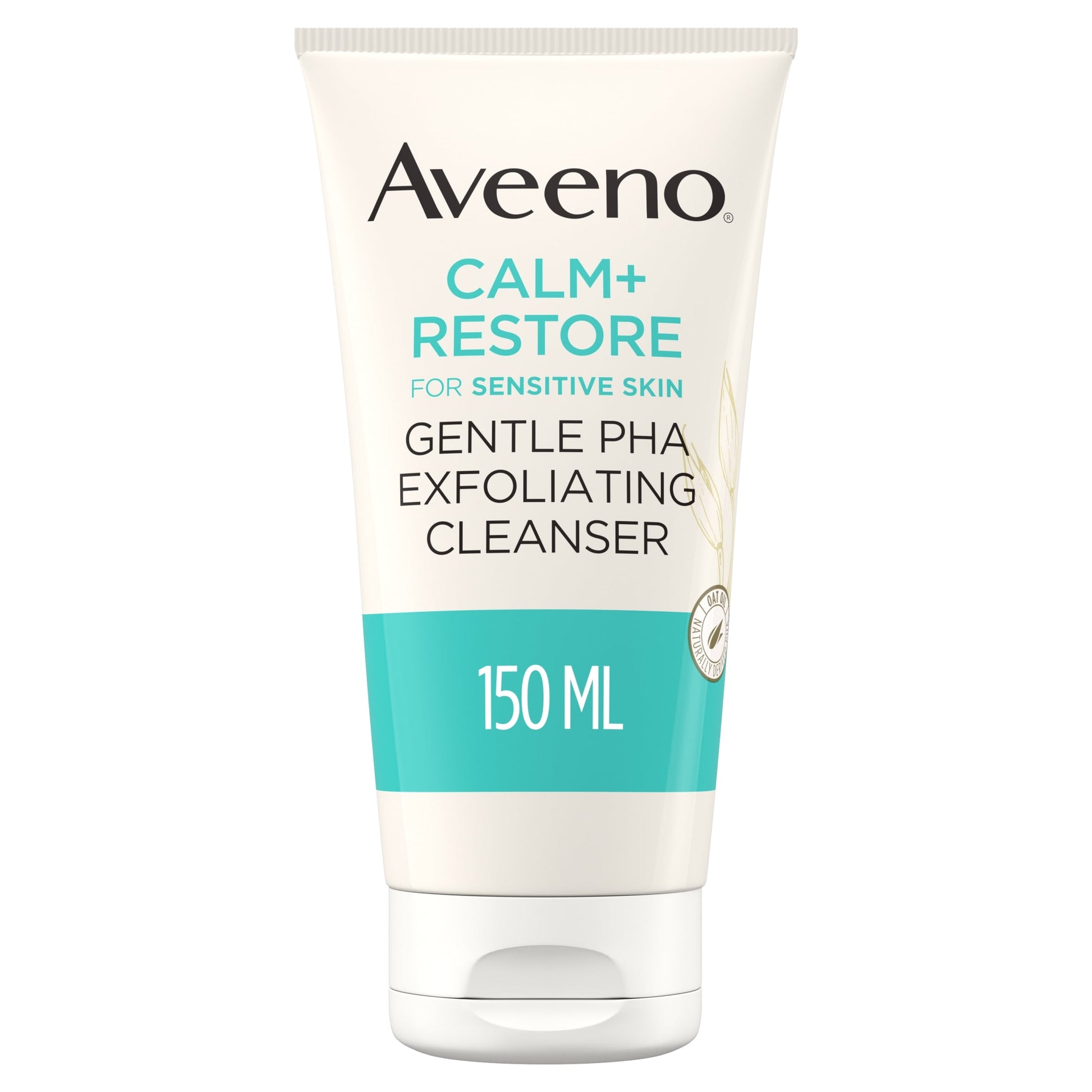 Aveeno Face CALM & RESTORE Gentle Exfoliating Face Scrub Wash 150ml — image 1