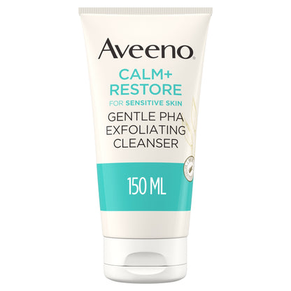 Aveeno Face CALM & RESTORE Gentle Exfoliating Face Scrub Wash 150ml — image 1