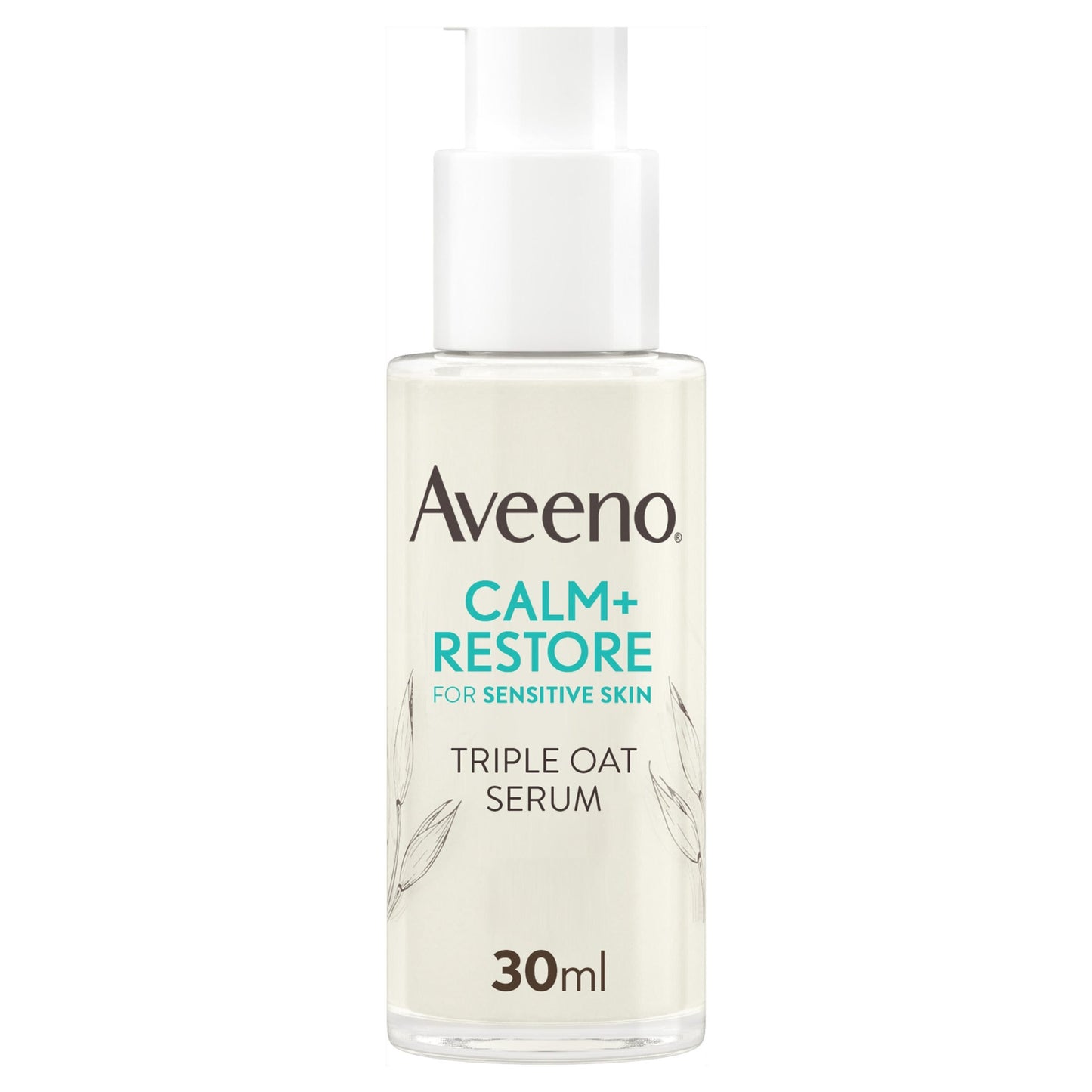 Aveeno Face CALM & RESTORE Oat Serum Face Moisturiser Cream 30ml — image 1