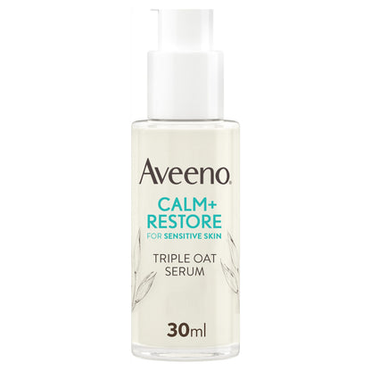 Aveeno Face CALM & RESTORE Oat Serum Face Moisturiser Cream 30ml — image 1