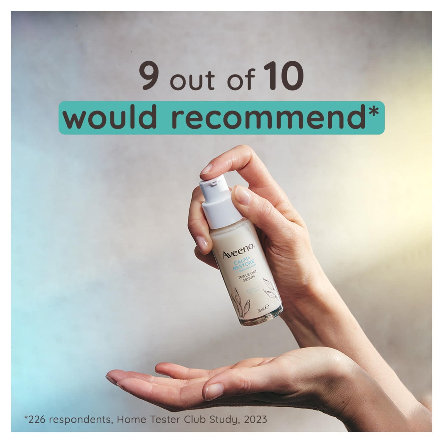 Aveeno Face CALM & RESTORE Oat Serum Face Moisturiser Cream 30ml — image 5