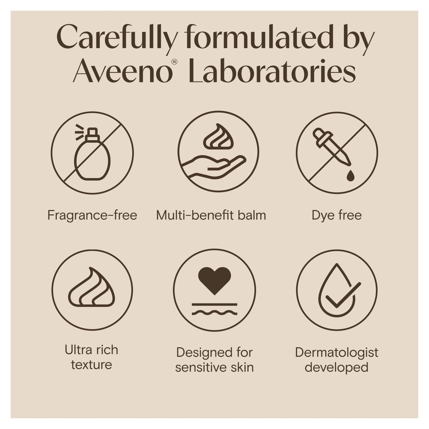 Aveeno Face CALM & RESTORE Ultra Rich Oat Face Cream Moisturiser 50ml — image 4