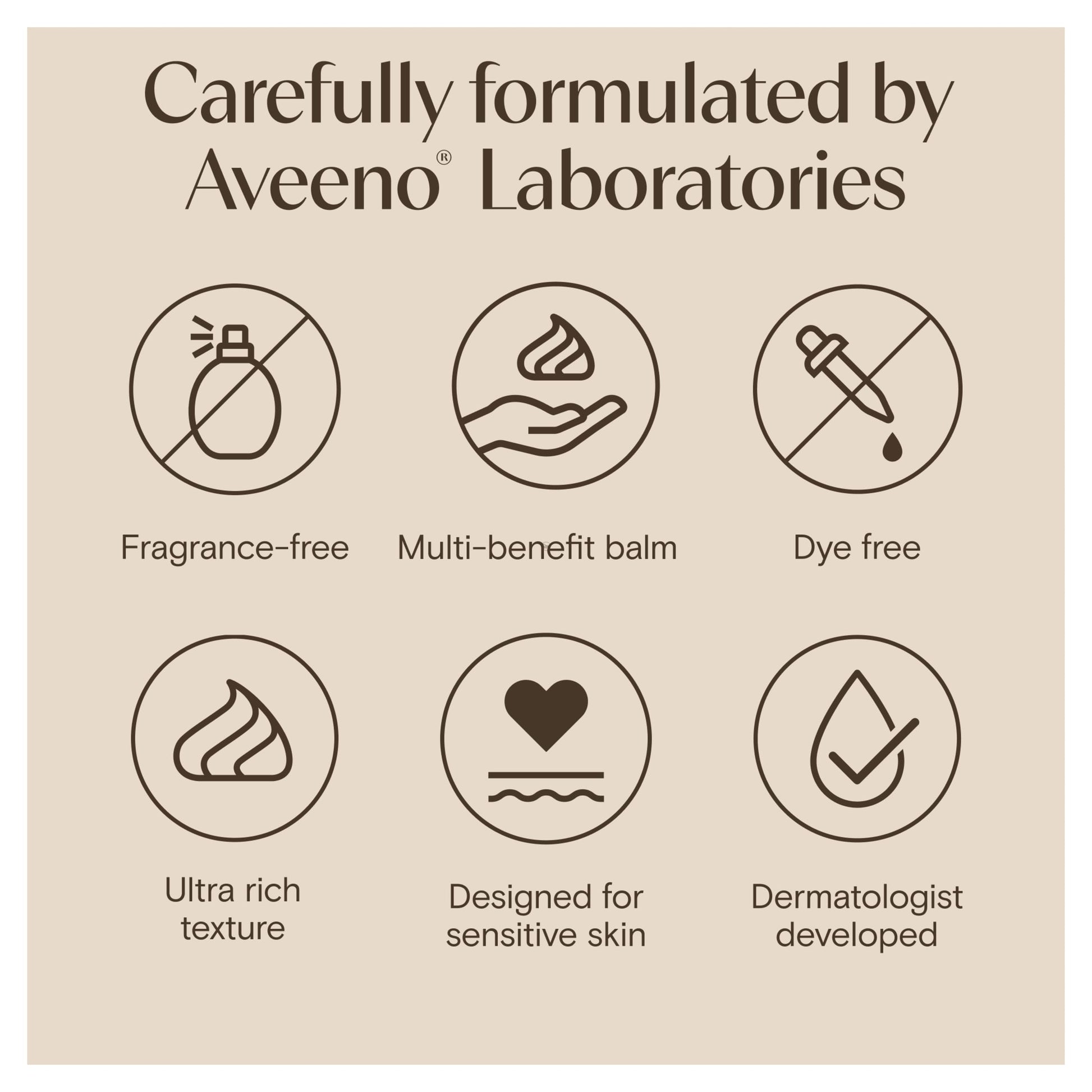 Aveeno Face CALM & RESTORE Ultra Rich Oat Face Cream Moisturiser 50ml — image 4