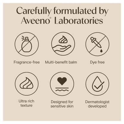 Aveeno Face CALM & RESTORE Ultra Rich Oat Face Cream Moisturiser 50ml — image 4