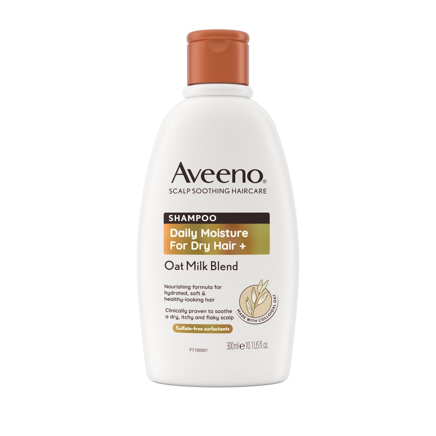 Aveeno Hydrating Oat Milk Scalp Soothing Shampoo for Dry Hair 300ml — image 1