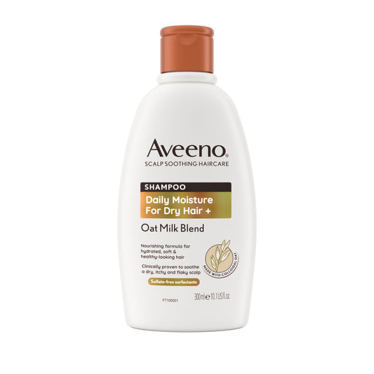 Aveeno Hydrating Oat Milk Scalp Soothing Shampoo for Dry Hair 300ml — image 1