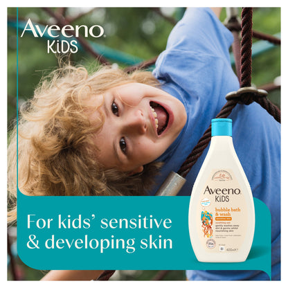 Aveeno Kids Bubble Bath & Wash 400ml — image 3