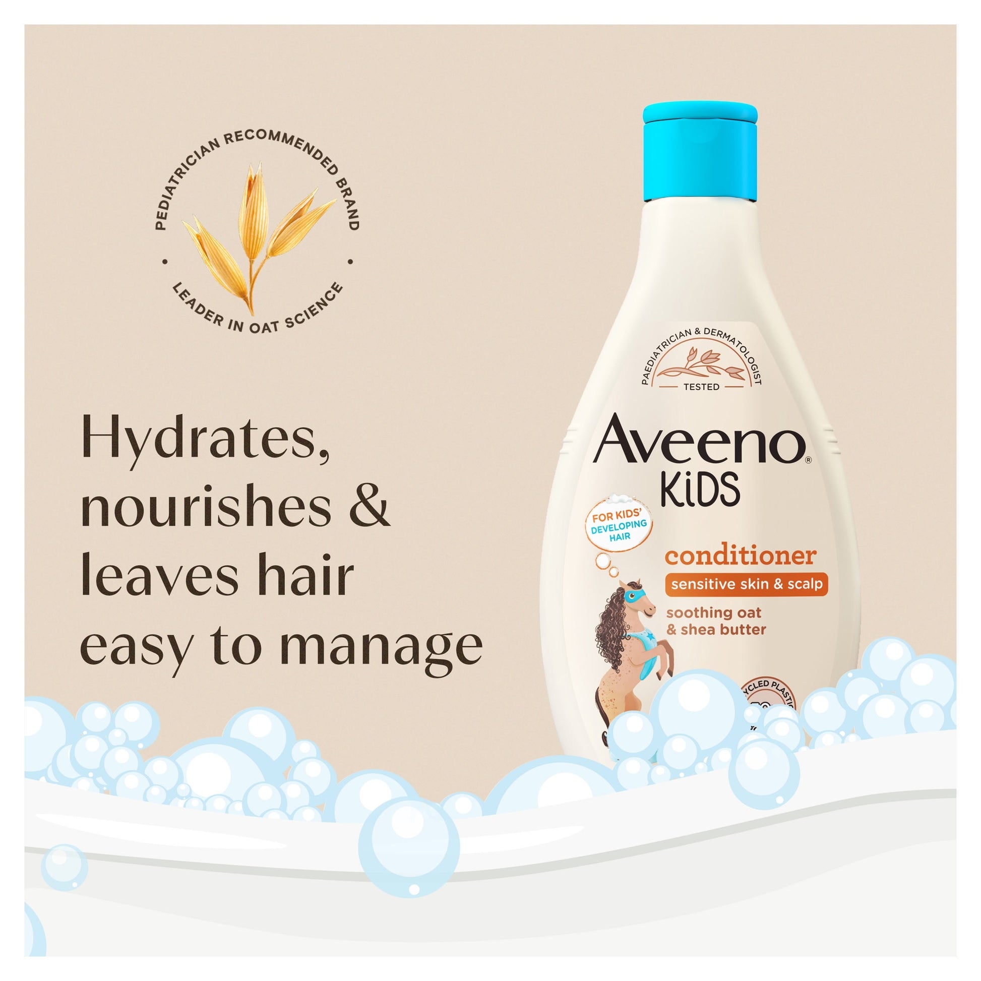 Aveeno Kids Conditioner with Soothing Oat & Shea Butter 250ml — image 4