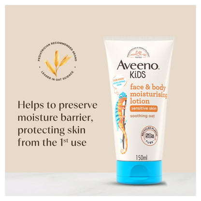 Aveeno Kids Moisturising Face & Body Lotion Kids Moisturiser 150ml — image 4