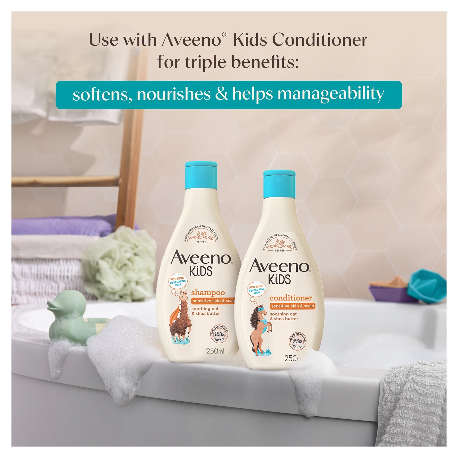 Aveeno Kids Shampoo with Soothing Oat & Shea Butter 250ml — image 5