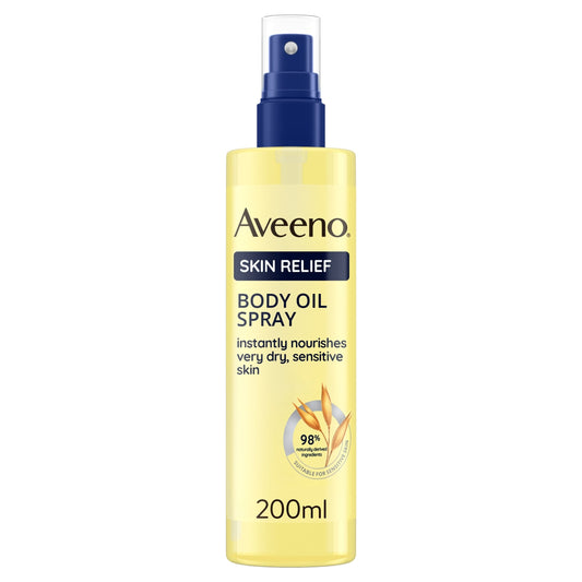 Aveeno Skin Relief Body Oil Spray Moisturiser for Sensitive Skin 200ml — image 1