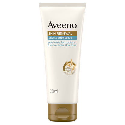 Aveeno Skin Renewal Gentle Body Lotion Scrub Rough & Bumpy Skin 200ml — image 1